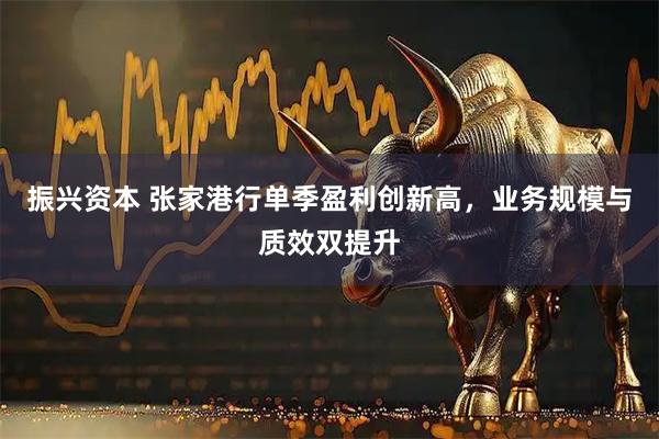 振兴资本 张家港行单季盈利创新高，业务规模与质效双提升